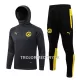 BVB Borussia Dortmund Träningsjacka Hoodie-dräkt 22/23 Grå