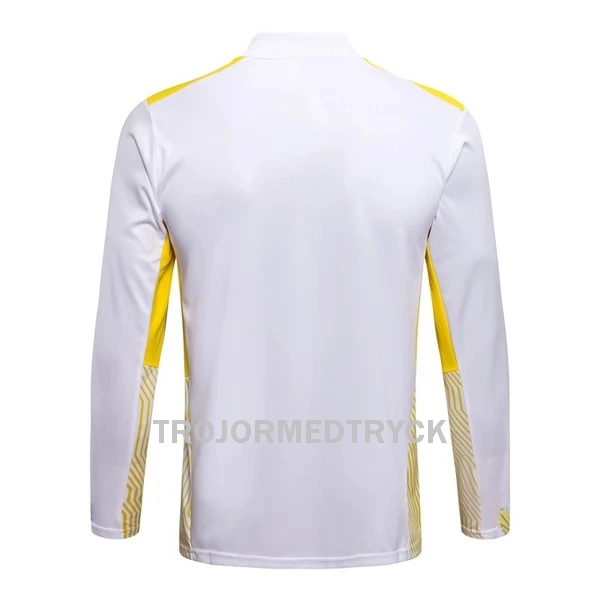 BVB Borussia Dortmund Träningsträningsoverall Quarter-Zip 22/23 Vit