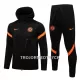 Chelsea Träningsjacka Hoodie-dräkt 22/23 Svart Orange