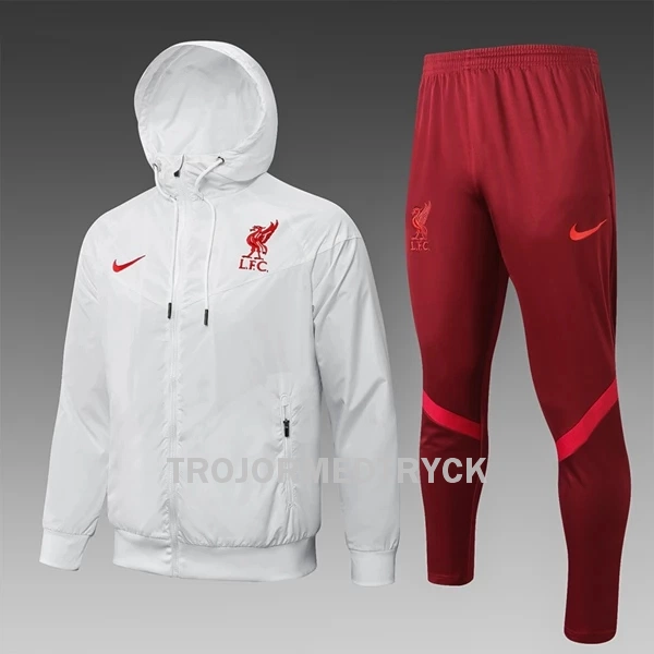 Liverpool Träningsjacka Windrunner Suit 22/23 Vit