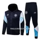 Manchester City Träningsjacka Hoodie-dräkt 22/23 Blå