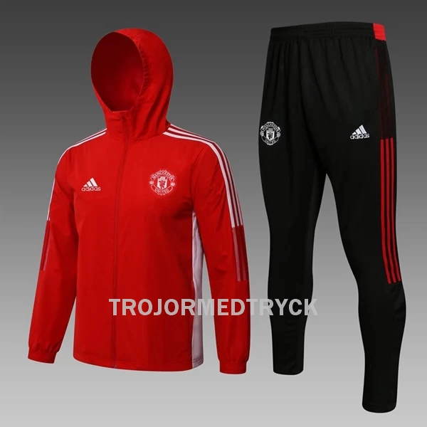 Manchester United Träningsjacka Windrunner Suit 22/23 Röd