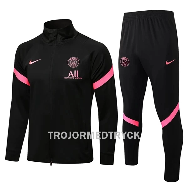 Paris Saint-Germain Träningsjacka kostymer 22/23 Svart rosa