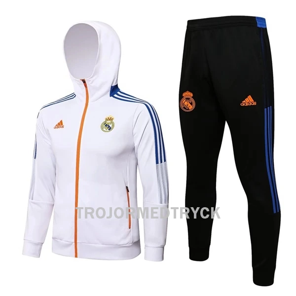 Real Madrid Träningsjacka Hoodie-dräkt 22/23 Vit