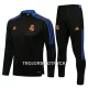 Real Madrid Träningsträningsoverall Quarter-Zip 22/23 Svart