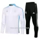 Real Madrid Träningsträningsoverall Quarter-Zip Barn 22/23 Vit