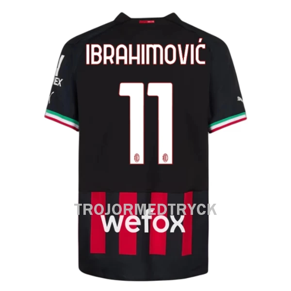 AC Milan Ibrahimovic 11 Fotbollströja Hemma 22/23