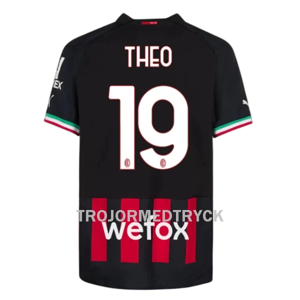 AC Milan Theo 19 Fotbollströja Hemma 22/23