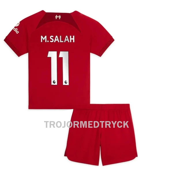 Liverpool M.Salah 11 Fotbollströja Barn Hemma 22/23