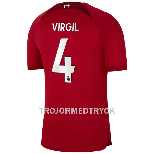 Liverpool Virgil 4 Fotbollströja Hemma 22/23