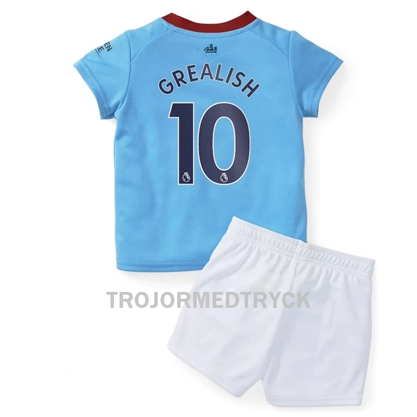 Manchester City Grealish 10 Fotbollströja Barn Hemma 22/23