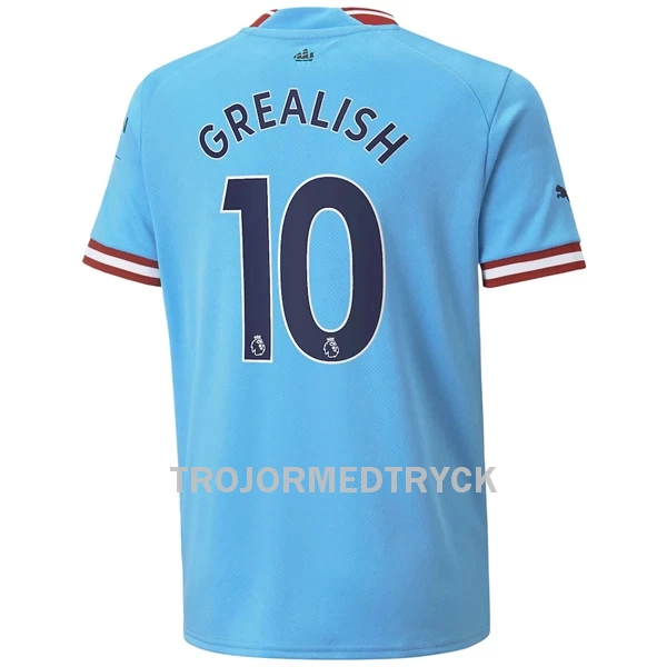 Manchester City Grealish 10 Fotbollströja Hemma 22/23