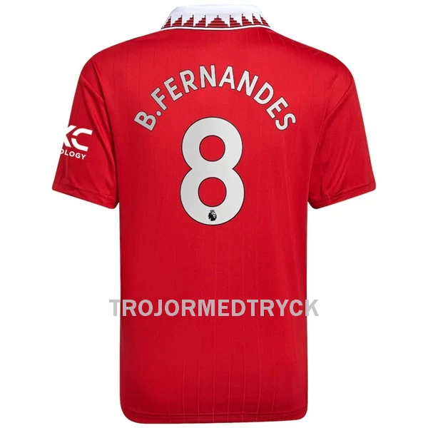 Manchester United Bruno Fernandes 8 Fotbollströja Hemma 22/23