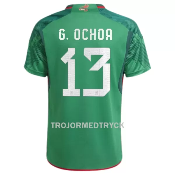 Mexiko G.OCHOA 13 VM 2022 Fotbollströja Hemma