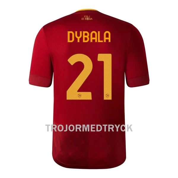 AS Roma Dybala 21 Fotbollströja Hemma 22/23