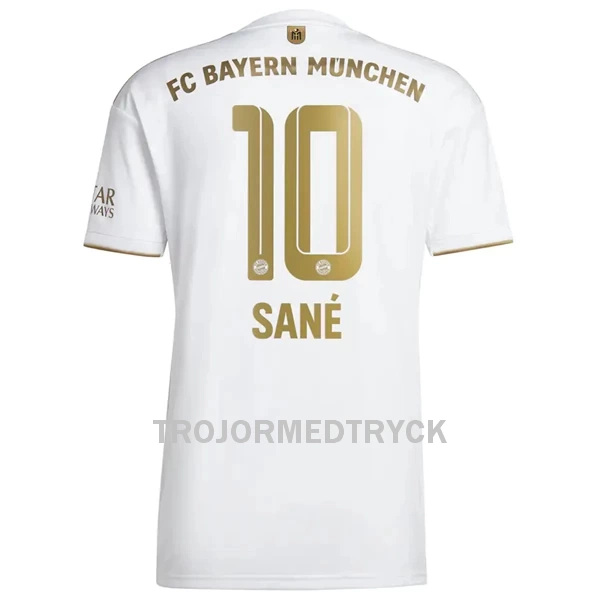 FC Bayern München Sané 10 Fotbollströja Borta 22/23