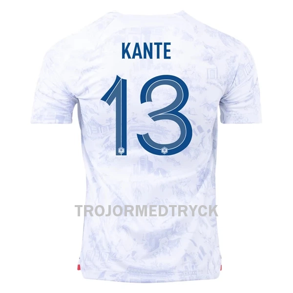 Frankrike Kante 13 VM 2022 Fotbollströja Borta