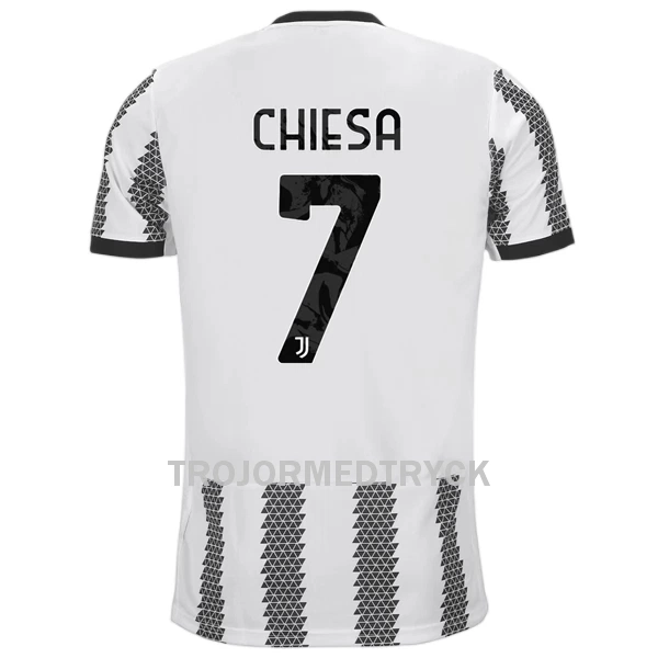 Juventus Chiesa 7 Fotbollströja Hemma 22/23