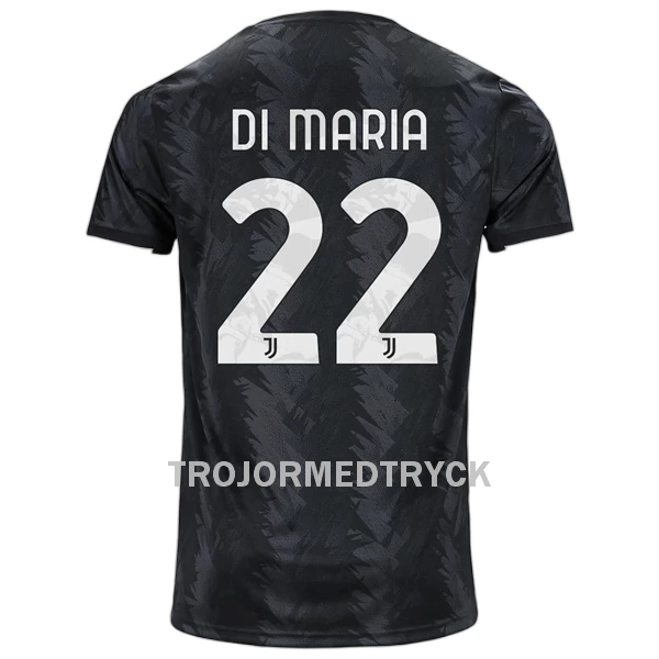 Juventus Di Maria 22 Fotbollströja Borta 22/23