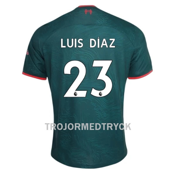 Liverpool Luis Díaz 23 Fotbollströja Tredje 22/23