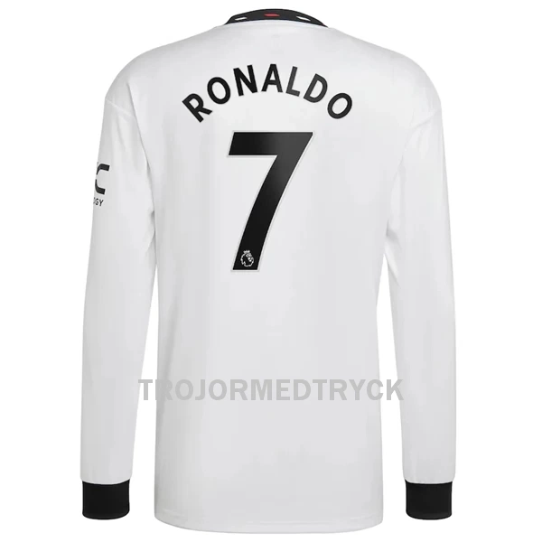 Manchester United Ronaldo 7 Fotbollströja Borta 22/23 Långärmad