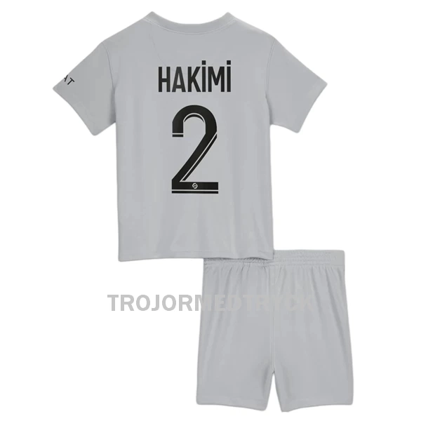 Paris Saint-Germain Hakimi 2 Fotbollströja Barn Borta 22/23