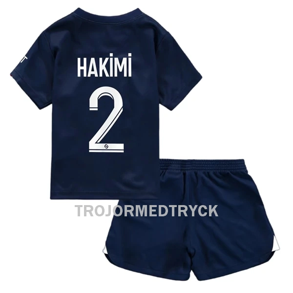 Paris Saint-Germain Hakimi 2 Fotbollströja Barn Hemma 22/23