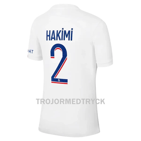 Paris Saint-Germain Hakimi 2 Fotbollströja Tredje 22/23