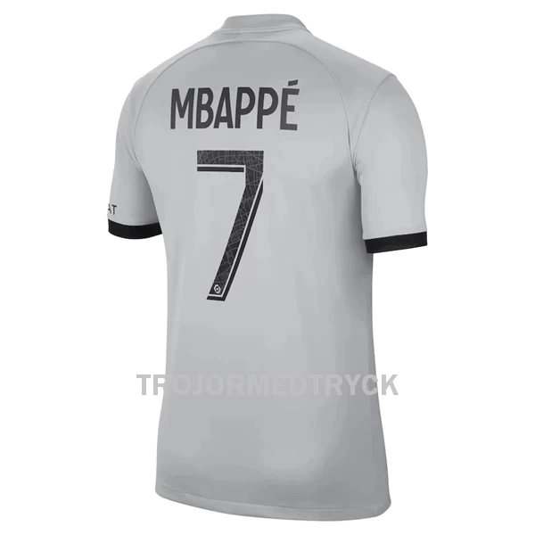 Paris Saint-Germain Mbappé 7 Fotbollströja Borta 22/23