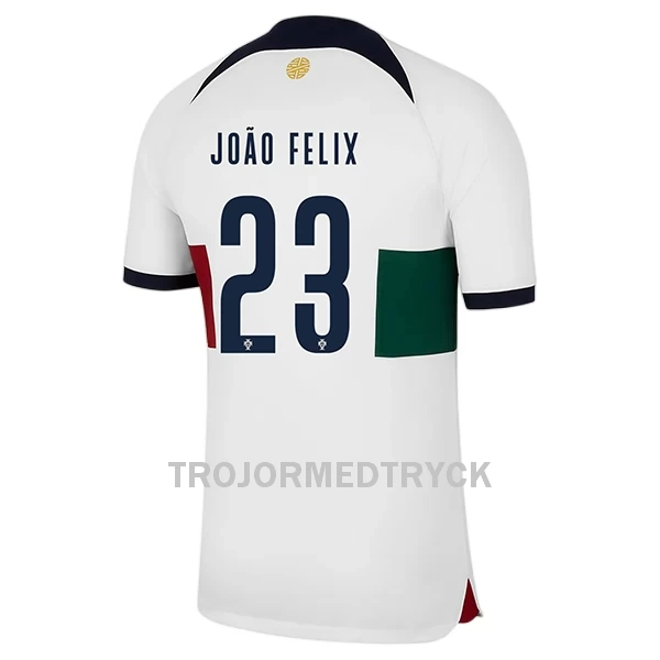 Portugal João Félix 23 VM 2022 Fotbollströja Borta