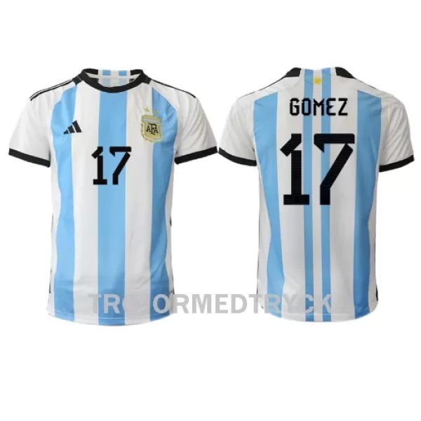 Argentina Alejandro Gomez 17 VM 2022 Fotbollströja Hemma