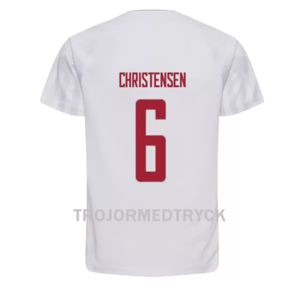 Danmark Andreas Christensen 6 VM 2022 Fotbollströja Borta