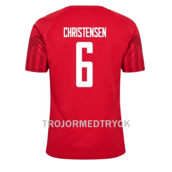 Danmark Andreas Christensen 6 VM 2022 Fotbollströja Hemma