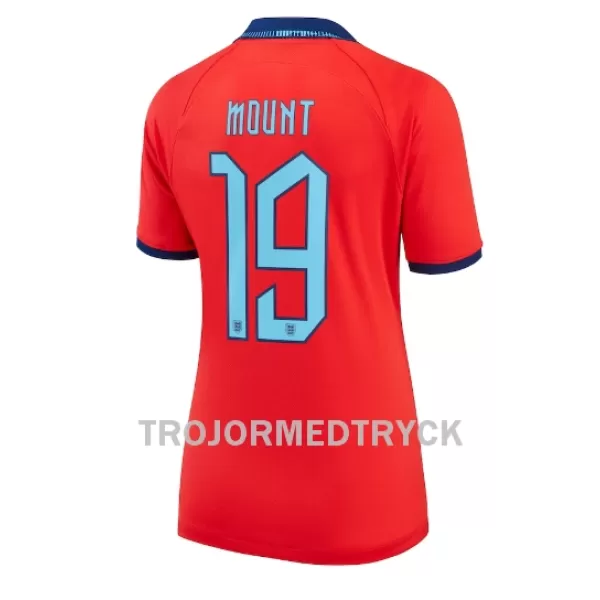 England Mason Mount 19 VM 2022 Fotbollströja Dam Borta