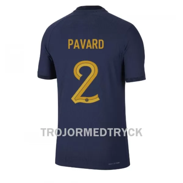 Frankrike Benjamin Pavard 2 VM 2022 Fotbollströja Hemma