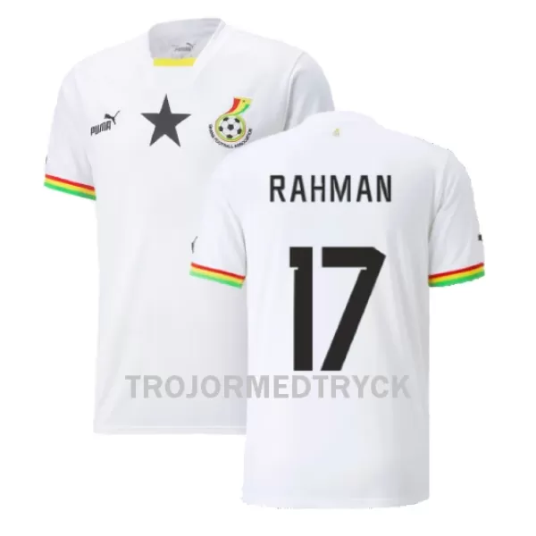 Ghana Baba Rahman 17 VM 2022 Fotbollströja Hemma