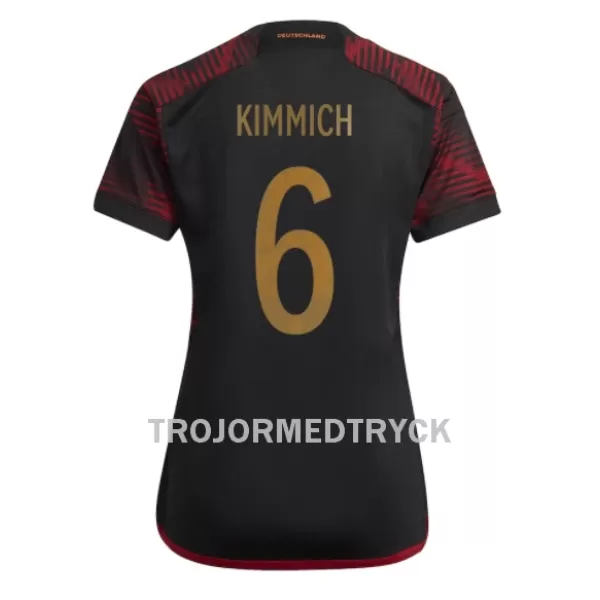 Tyskland Joshua Kimmich 6 VM 2022 Fotbollströja Dam Borta