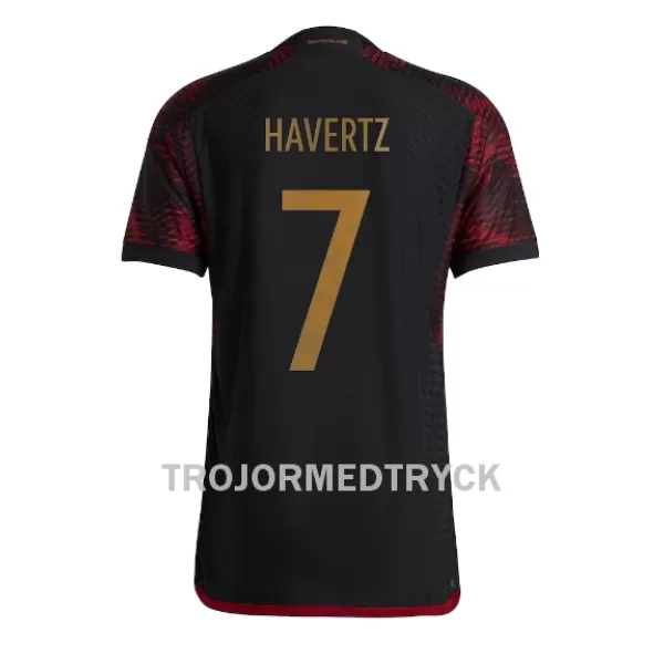 Tyskland Kai Havertz 7 VM 2022 Fotbollströja Borta