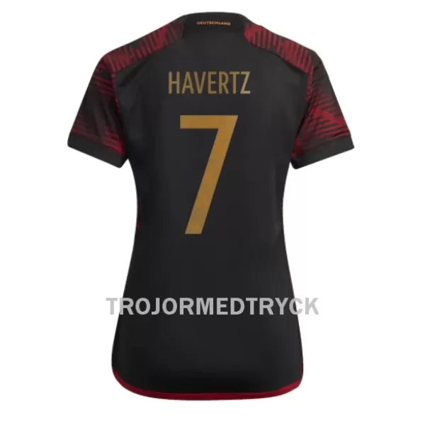 Tyskland Kai Havertz 7 VM 2022 Fotbollströja Dam Borta