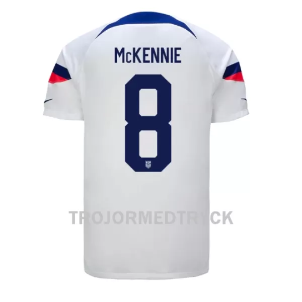 USA Weston McKennie 8 VM 2022 Fotbollströja Hemma