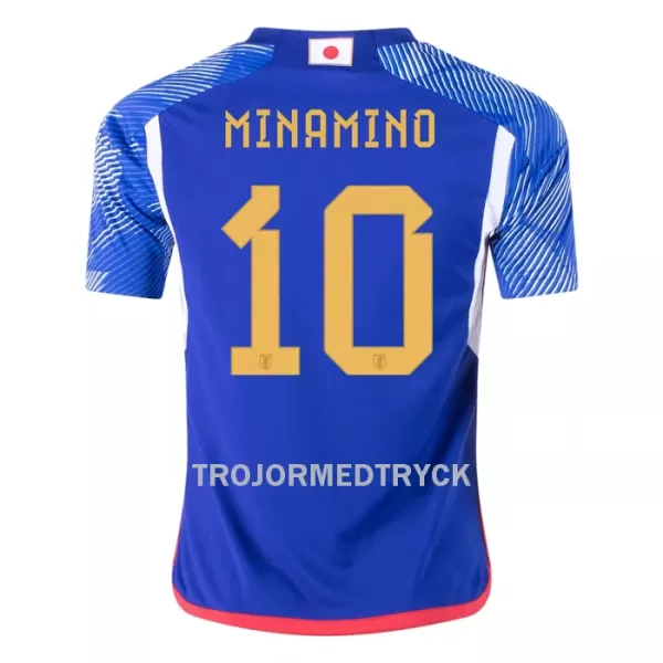 Japan MINAMINO 10 VM 2022 Fotbollströja Hemma