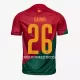 Portugal G. RAMOS 26 VM 2022 Fotbollströja Hemma