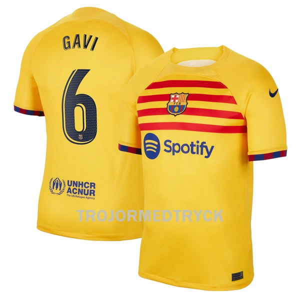 FC Barcelona GAVI 6 Fotbollströja Fjärde 22/23