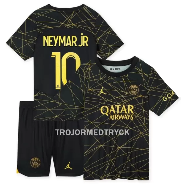 Paris Saint-Germain NEYMAR JR 10 Fotbollströja Barn Fjärde Jordan 22/23