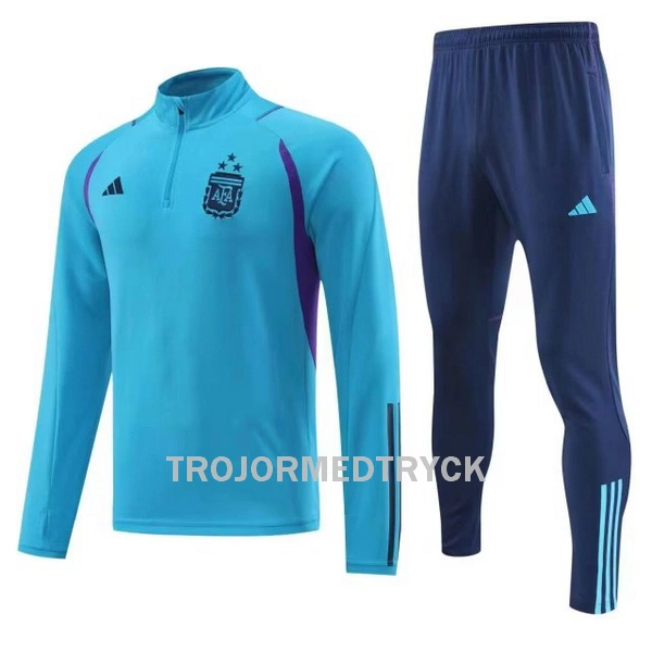 Argentina 3 Stars Träningströja Quarter-Zip 22/23 Blå