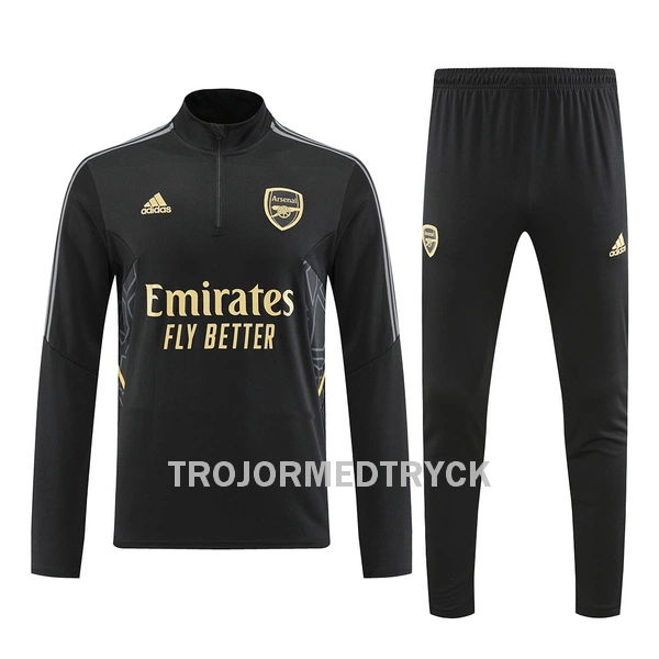 Arsenal Träningströja Quarter-Zip 22/23 Svart