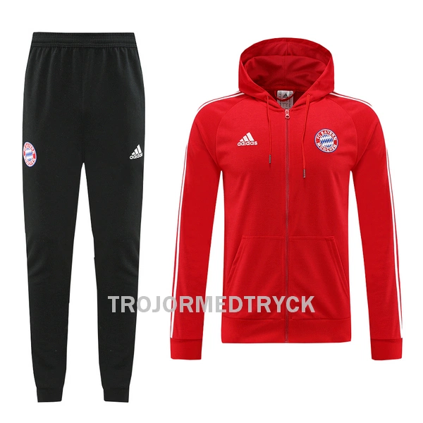 Bayern München Träningsjacka Hoodie-dräkt 22/23 Röd