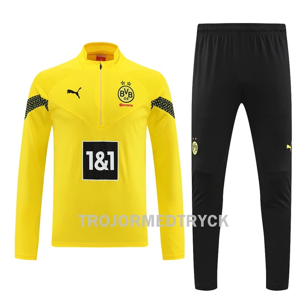 Borussia Dortmund Träningströja Quarter-Zip 22/23 Gul