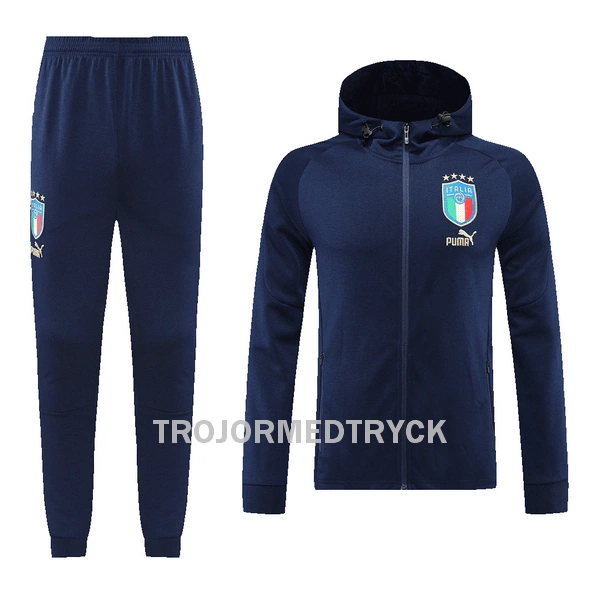 Italien Träningsjacka Hoodie-dräkt 22/23 Navy