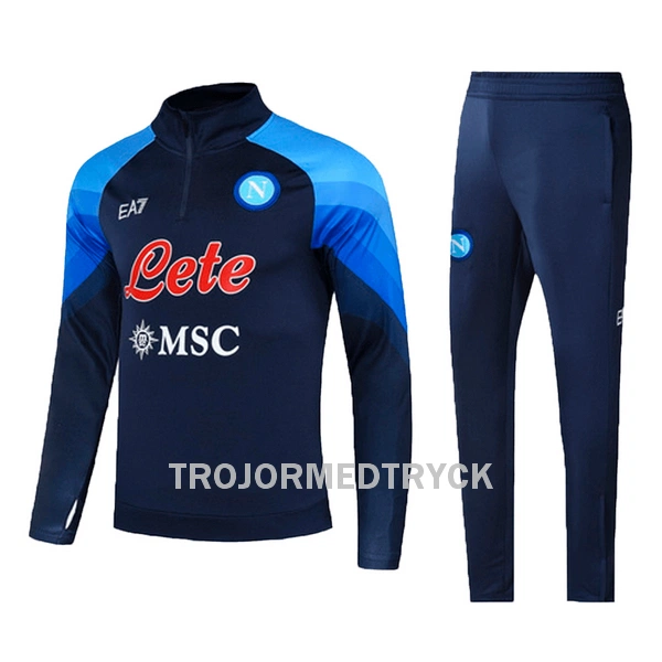 Napoli Träningströja Quarter-Zip 22/23 Blå